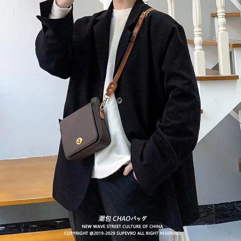 Миниатюрные сумки через плечо в японском стиле для мужчин и женщин маленькая