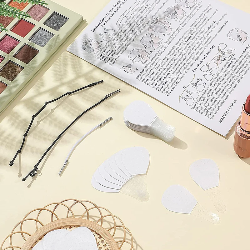 40 шт. невидимые наклейки для лица шеи и глаз