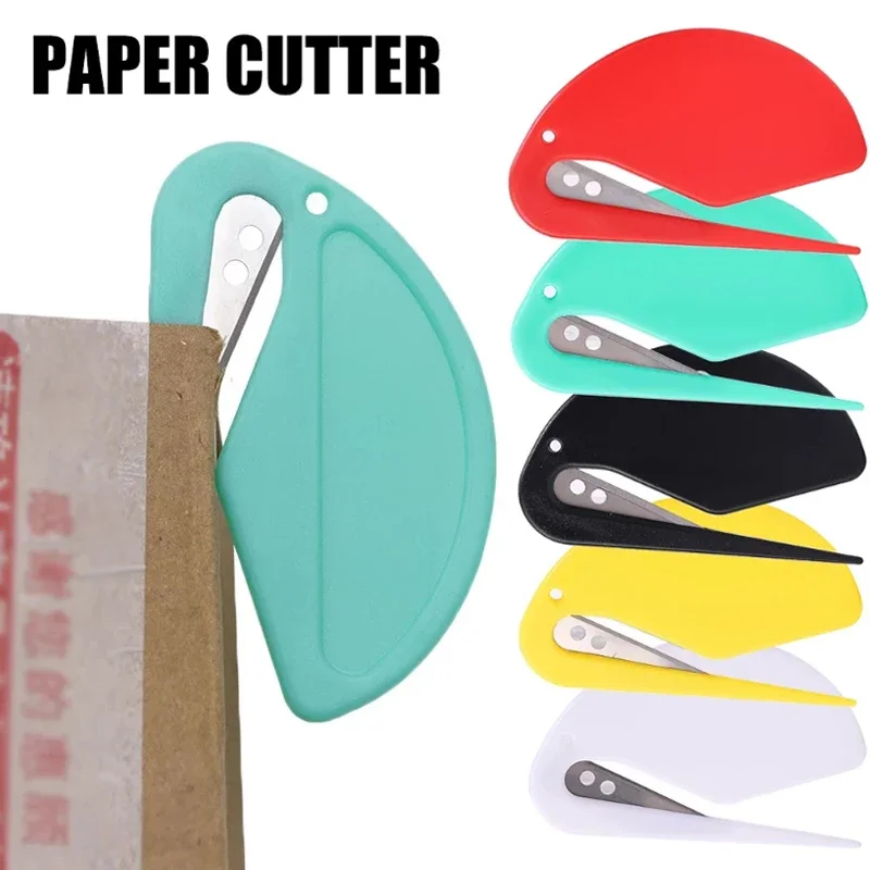 

Paper Box Opener Cutter Opener Semicircle Cutter Knife Office Envelope Mini Letter Sword Utility Opener Letter Small Portable