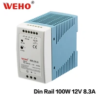 ultra thin din rail mdr 10100w ac dc driver voltage regulator power suplly 110v 220v