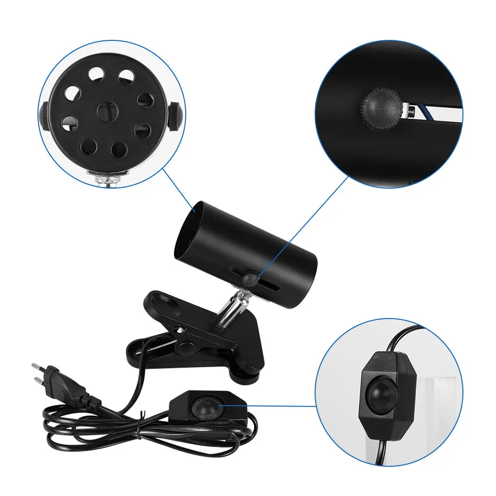 

Amphibian Reptile Heating Light 360 Degree Adjustable Warming Light Night Warm Lamp for Snake Lizards Turtles Animal Light