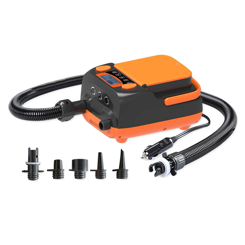 

Электрический воздушный насос 16Psi, портативный воздушный компрессор высокого давления, насос с автоматическим отключением, дефлятор для надувной лодки, доски для серфинга