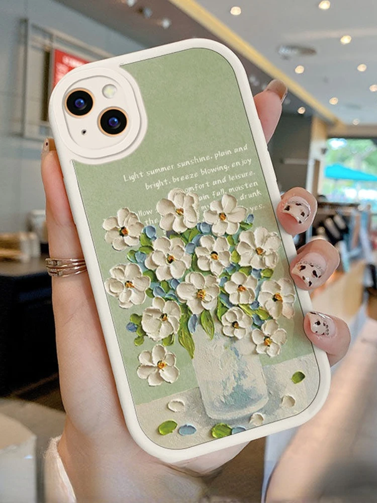 Luxury Floral Language Phone Case Suitable for Xiaomi Redmi Note 11 11S 10 10S Pro Mi 13 12 11T 10T 11 Lite NE  Protection Cover