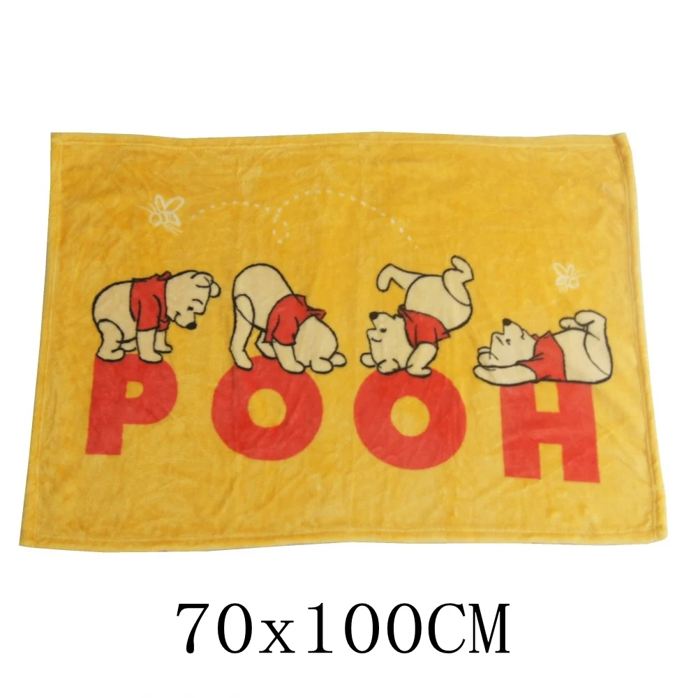 

2023 Disney Winnie Pool Mickey Mouse Children Birthday Gift Mini Soft Flannel Blanket Baby Swadding warm 70x100cm for Kids Pet