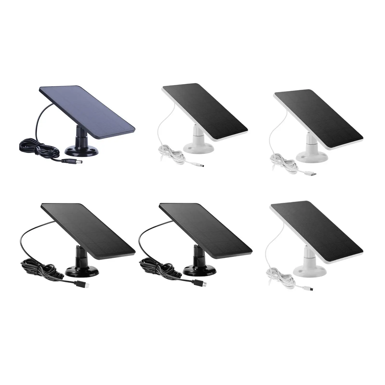 Солнечная панель зарядное устройство легко установить 360 градусов регулируемый
