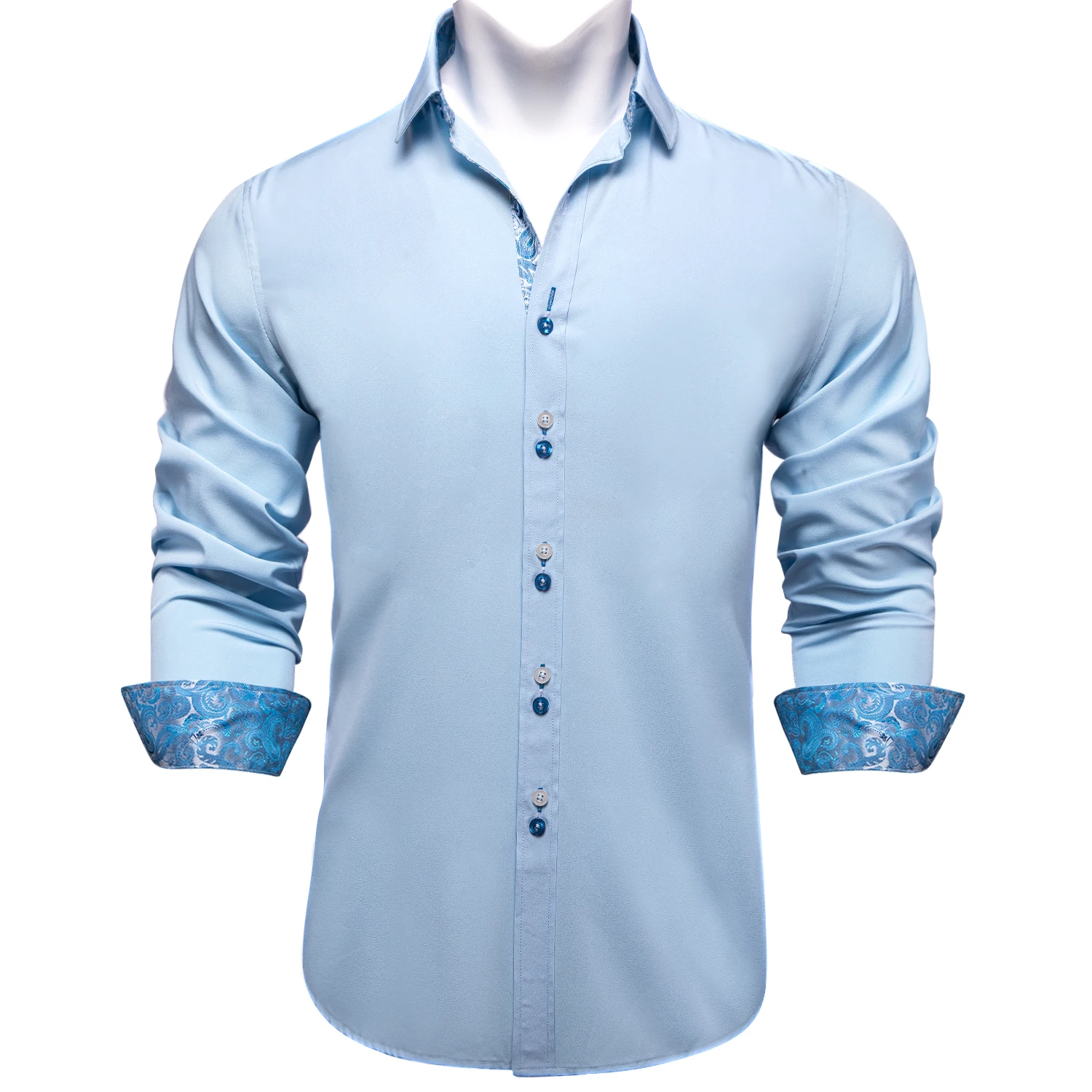 Camisa Masculina Spring Autumn Long Sleeve Button-down Men Wears Party Shirt For Men Gifts