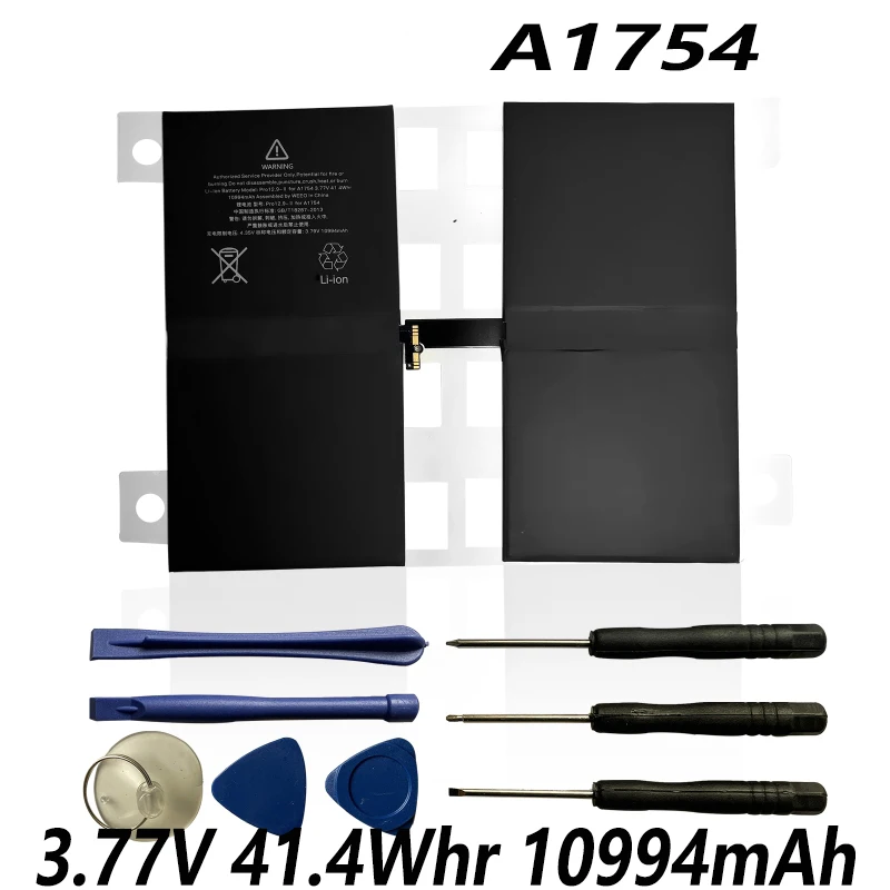 A1754 3 77 V 41.4Whr 10994mAh планшетный Аккумулятор для IPad Pro 12 9 2 Nd Gen A1670 A1671 A1821 (2017)