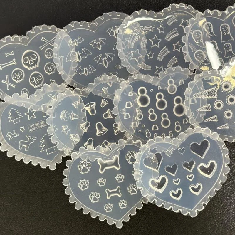 1 шт. силиконовая пресс-форма для украшения ногтей