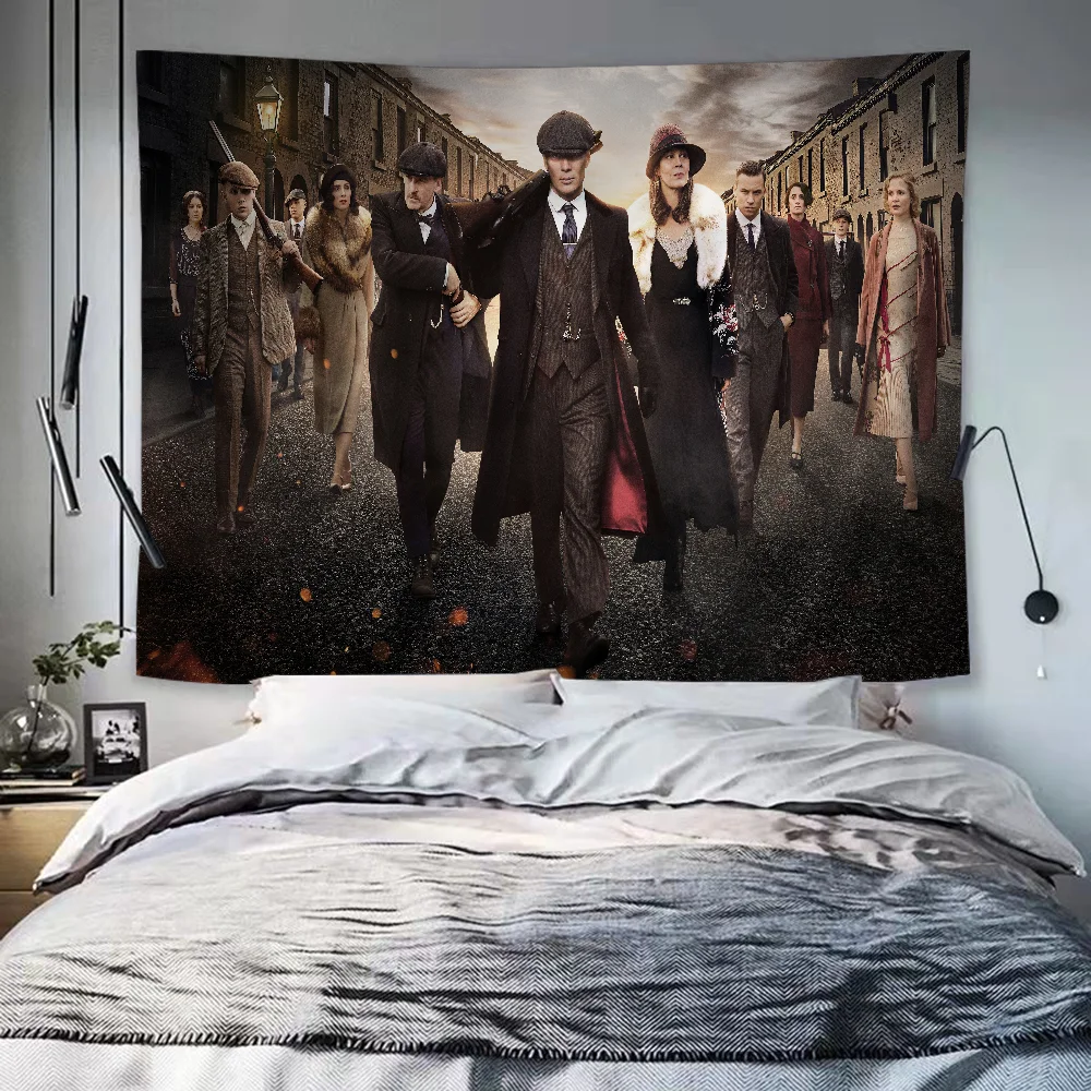Tommy Shelby 3D P-Peakys B-Blinders графический гобелен для гостиной искусство декора домашний