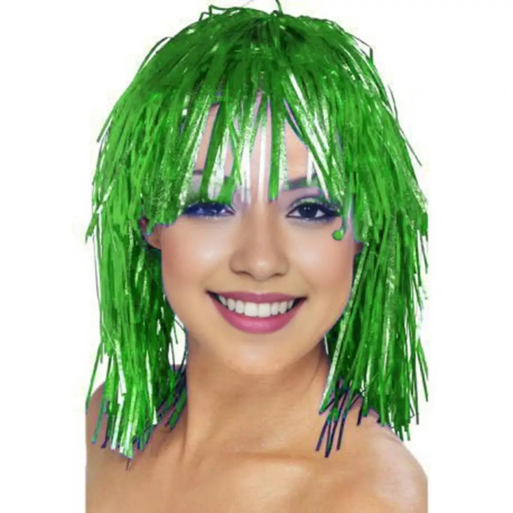 Парик для дискотеки косплея забавный парик вечеринки блестящий взрослых