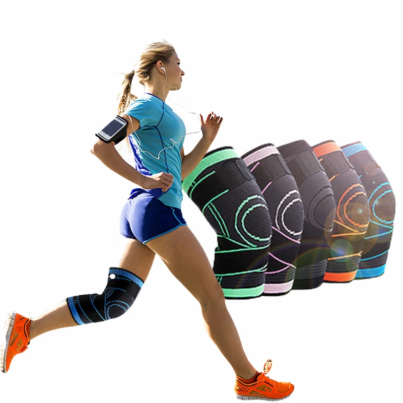 

1Pcs Unisex Sports Knee Pads Compression Joint Relief Arthritis Running Fitness Elastic Bandage Knee Pads Basketball Volleyball