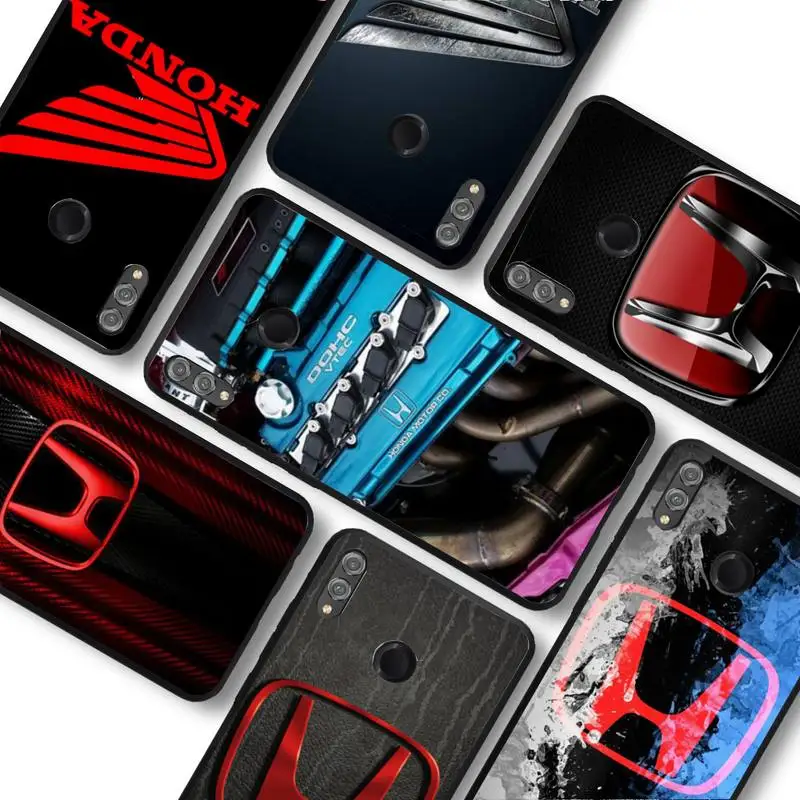 

Lxury Car Logo H-Honda Phone Case For Huawei honor 10Lite 10i 20 8x 10 Funda for Honor 9lite 9xpro