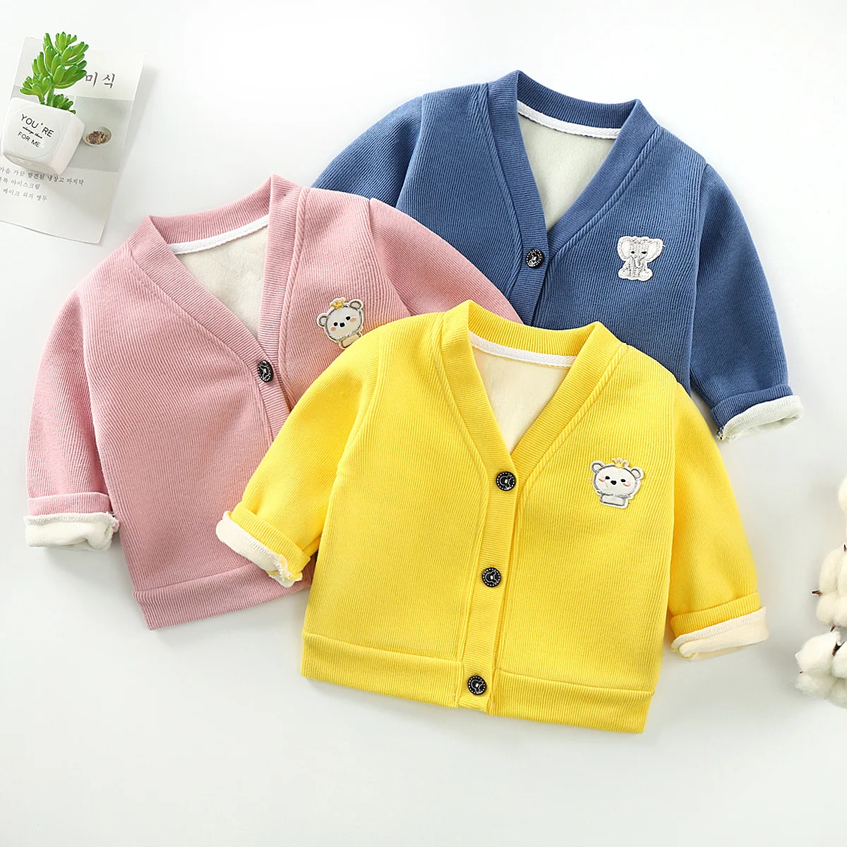 Куртки для девочек весна-осень новый Детский свитер детский вязаный кардиган