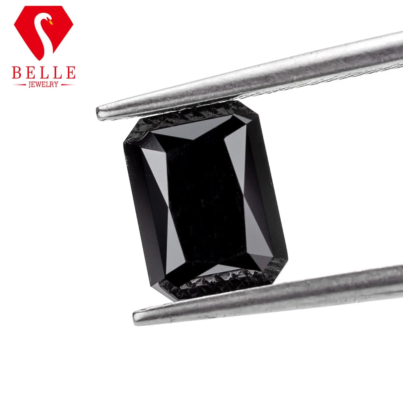 Черный муассанит BELLE 4x6-9x11 мм VVS1