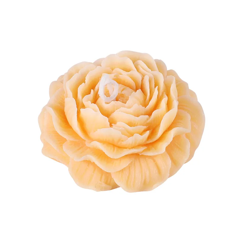 

3D Peony Flower Silicone Candle Mold DIY Tulip Plaster Mold Rose Scented Candle Fondant Cake Mold Home Decoration Craft Gift