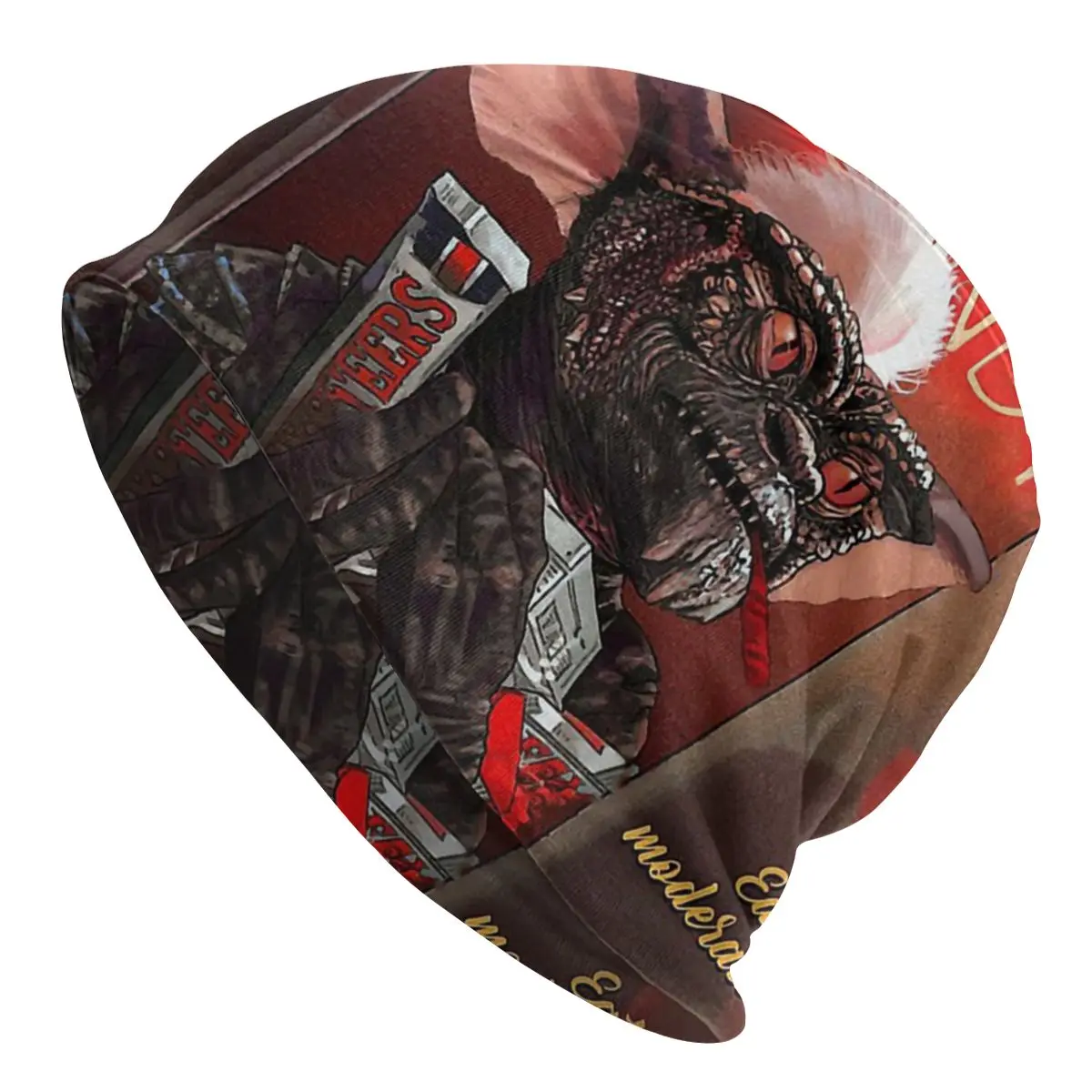 

Gremlins Caps Vintage Street Skullies Beanies Hat Adult Men's Knit Hat Men Women Female Winter Warm Elastic Bonnet Knit Hat