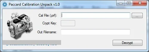 Дешифровщик калибровки Davie V1.0 + файлы PRS для Paccar