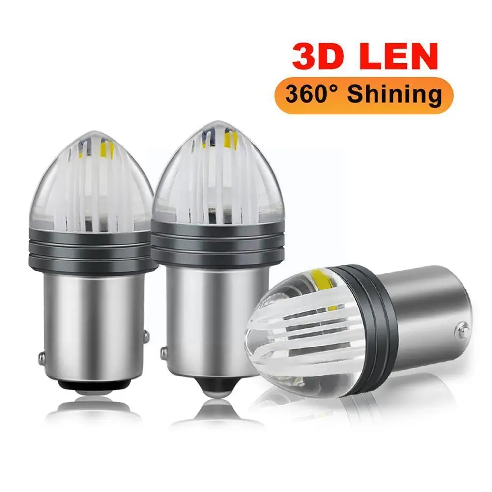 

1 шт. 3d P21w 1156 Ba15s Светодиодная лампа P21/ 5w 1157 Bay15d Q5z3 R5w Автомобильная 1200lm 12v указатели поворота R10w автомобильная светодиодная лампа Br B5b9