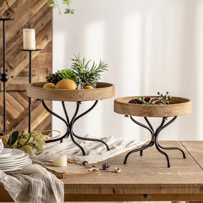 

Industrial Chic Round Display Risers Cake Desert Stand Home Decoration