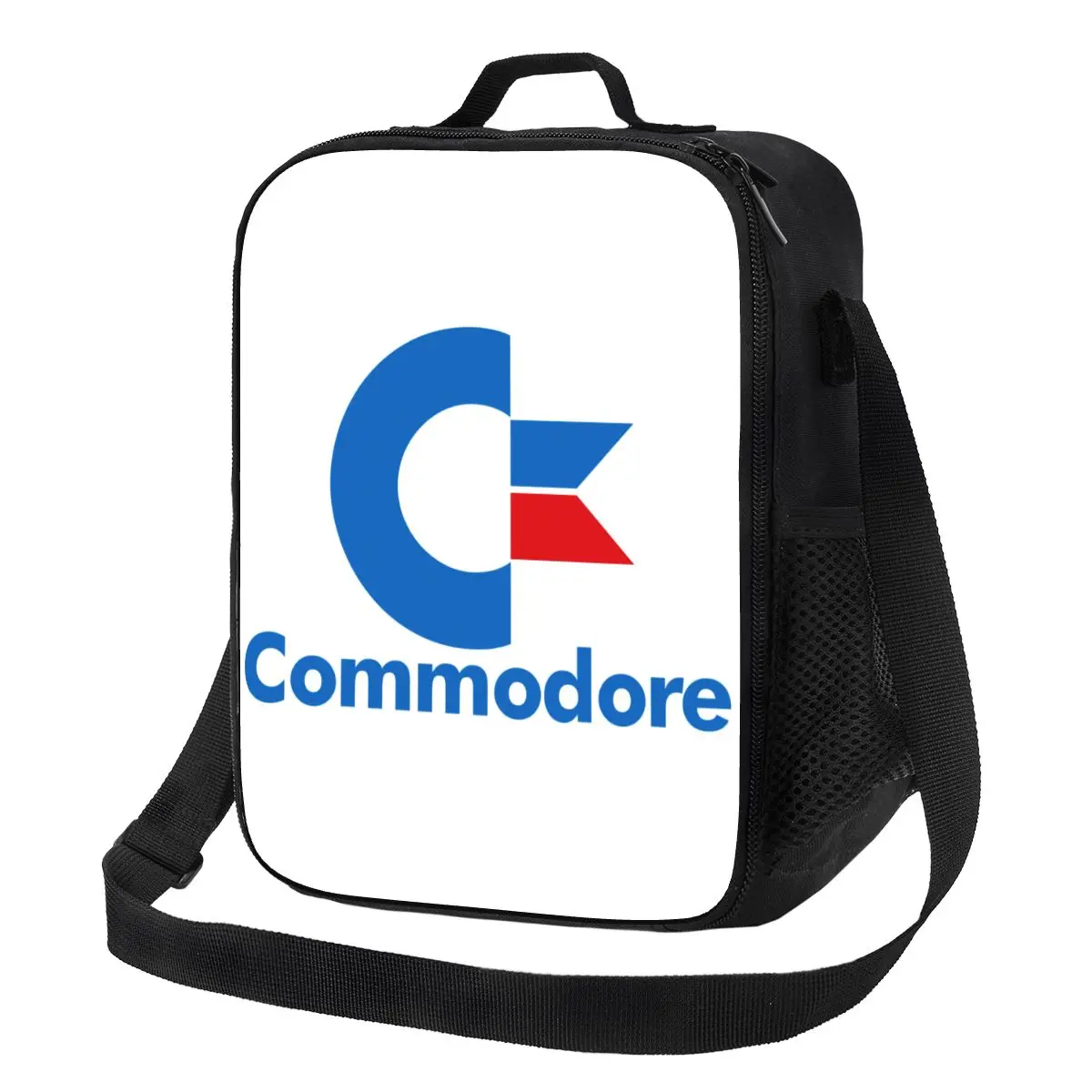 Commodore Computer Logo Retro Cool Fun Insulated Lunch Bag for Women Geek Nerd Thermal Cooler Lunch Box Office Picnic Travel