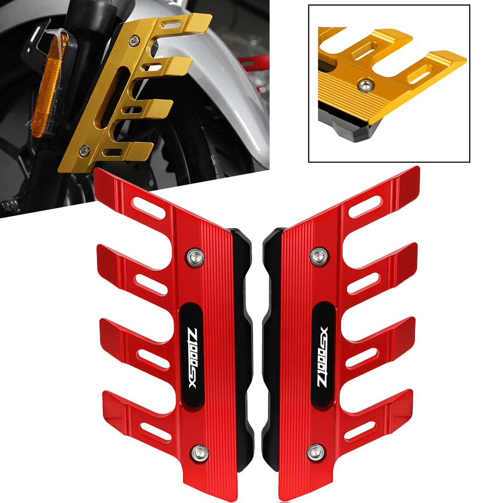 

For Kawasaki Ninja Z1000SX Z1000 SX Z1000 Tourer 2011-2021 CNC Front Fender Side Protection Guard Z 1000 SX Mudguard Sliders