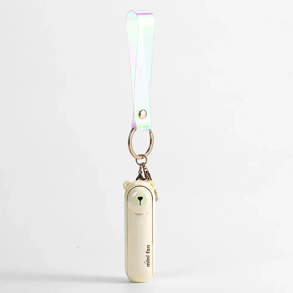 

Милый мини-складной вентилятор Портативный USB-перезаряжаемый со скрытым лезвием Ручной настольный охлаждающий вентилятор с веревочной пряжкой Ручной вентилятор