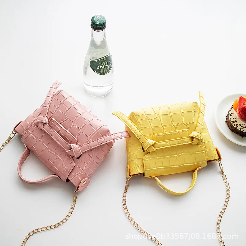 Foreign Trade Small Bag Women's Ladies Bags 2023 Tidal Bag Stone Pattern Crossbody Shoulder Bag Mini Handbag