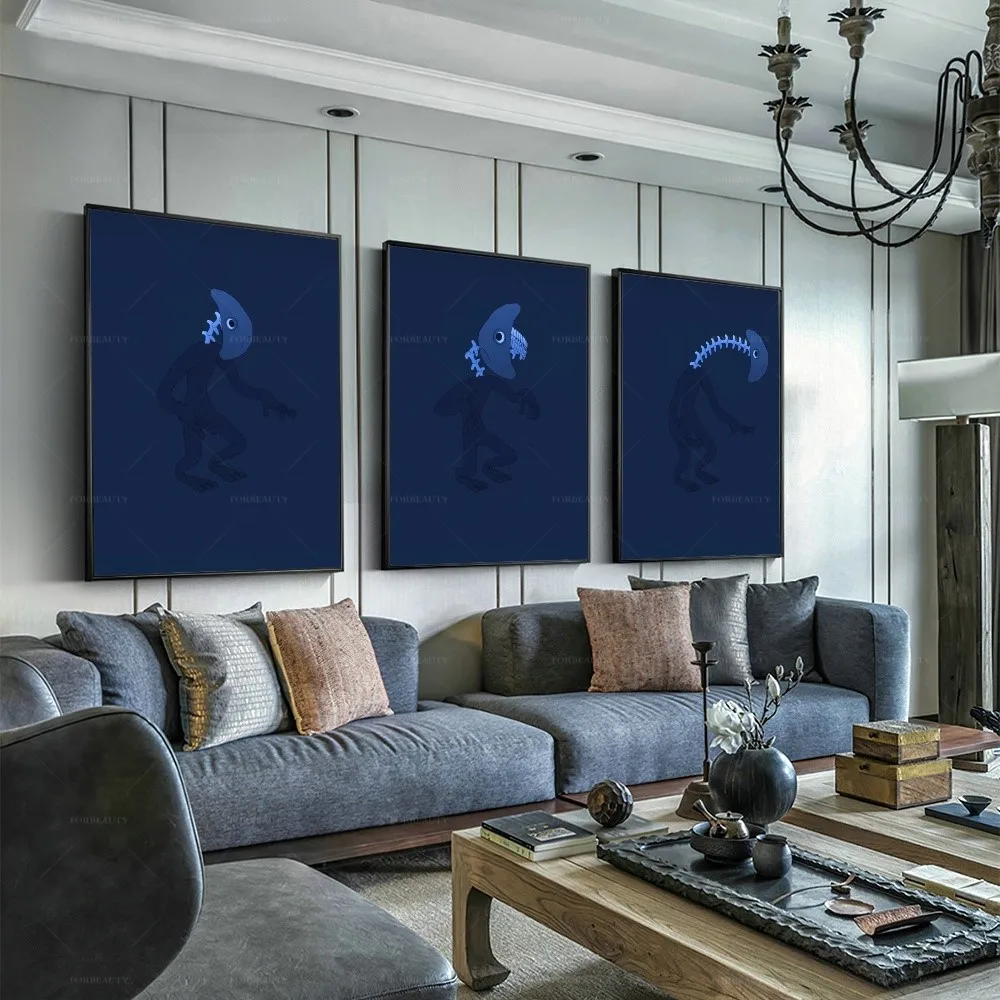 

Forbeauty Mutant Fishman абстрактная цифровая печать распылителем Картина на холсте водостойкие Масляные картины для домашнего декора