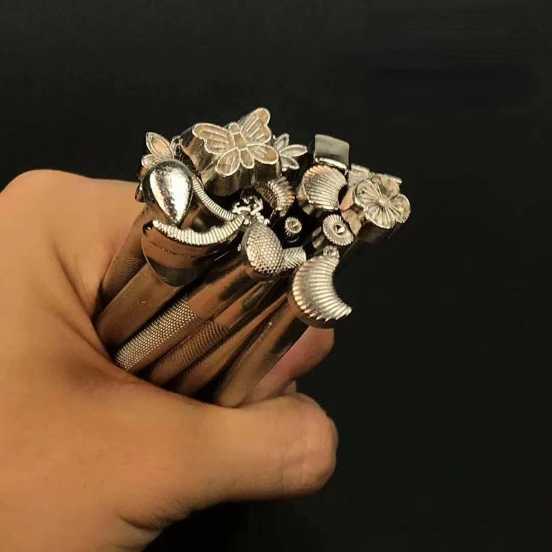 

20pcs/set vintage restro Leathercraft Tools Flower Butterfly Punches Craft DIY Carving Printing Arts Crafts Sewing