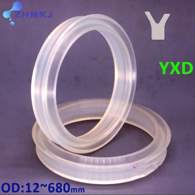 Hydraulic Cylinder Oil Seal Complete YXD Highth 8mm 10mm 14mm 18mm 24mm Transparent Polyurethane Piston Hole Sealing Ring Parts