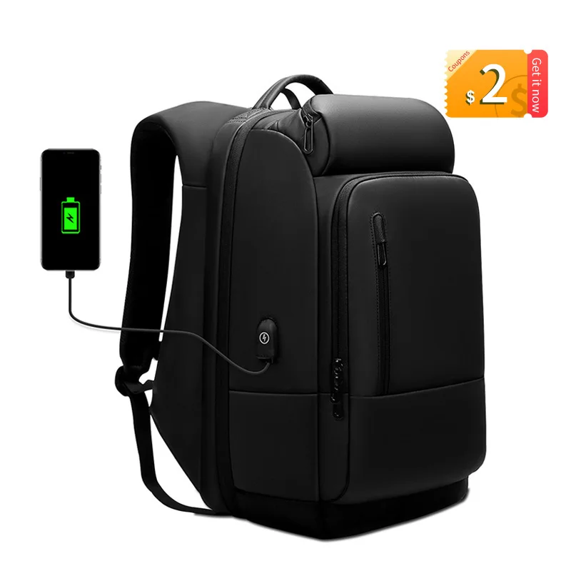 Мужской водонепроницаемый рюкзак для ноутбука 17 дюймов с USB-зарядкой - купить по