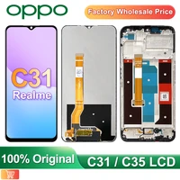 6 5 original new for oppo realme c31 rmx3501 lcd display touch panel digitizer assembly 6 6 for realme c35 rmx3511 lcd display