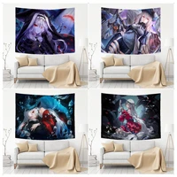 arknights hippie wall hanging tapestries for living room home dorm decor kawaii room decor