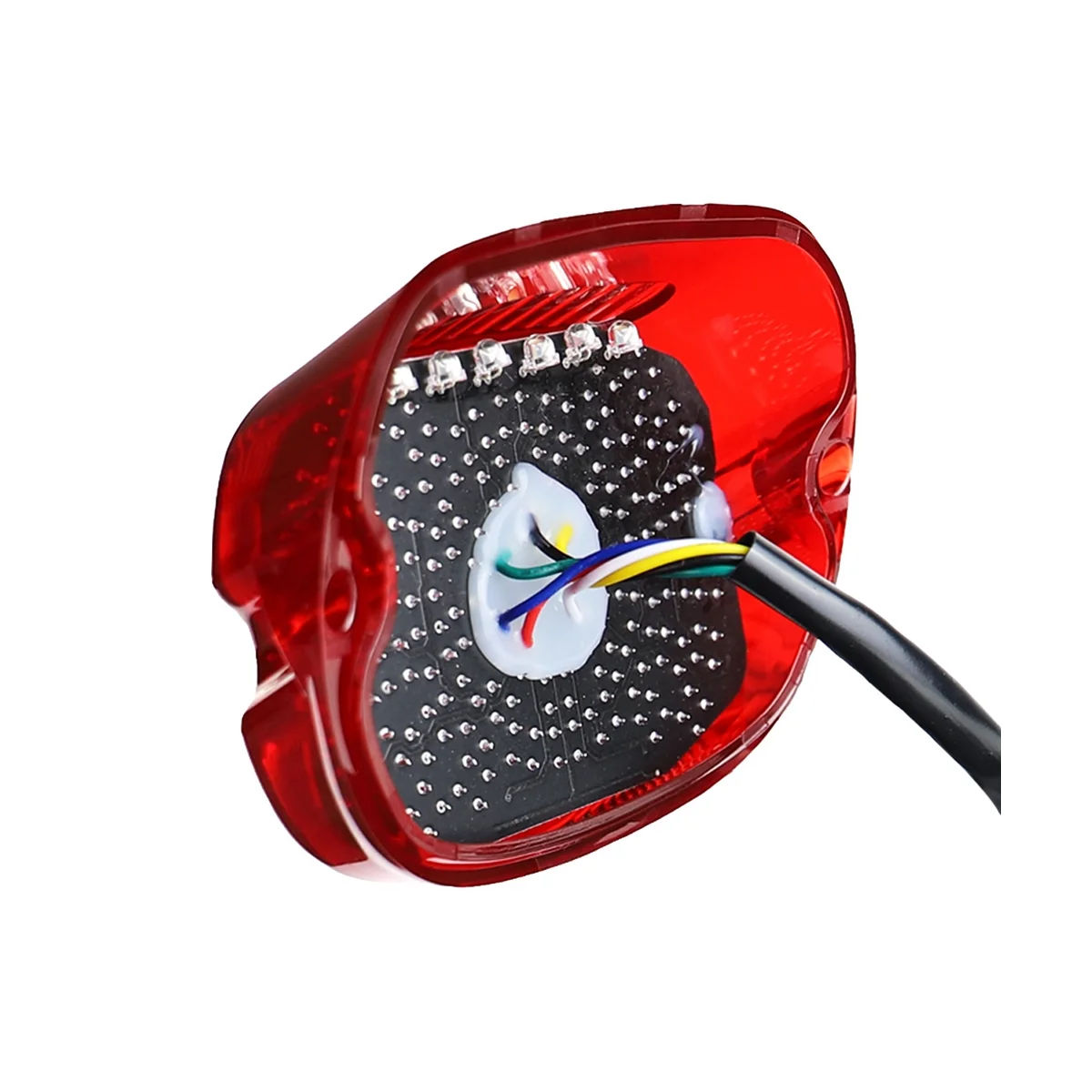 Новый мотоциклетный задний фонарь для Harley Sportster XL883 1200 Touring RoadDyna Fat Boy черный 12 В