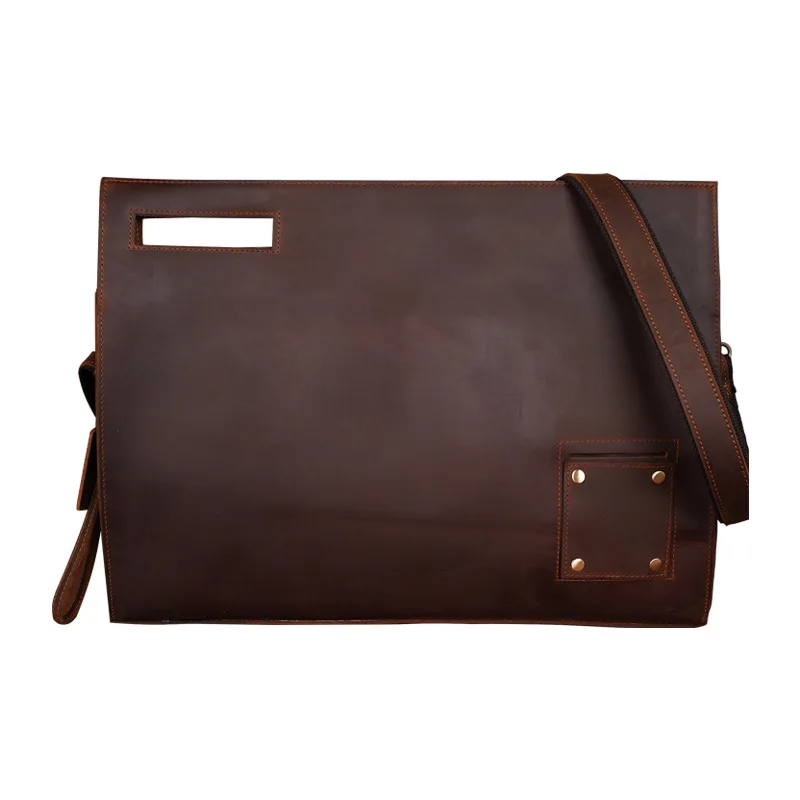 Стильный мужской клатч из воловьей