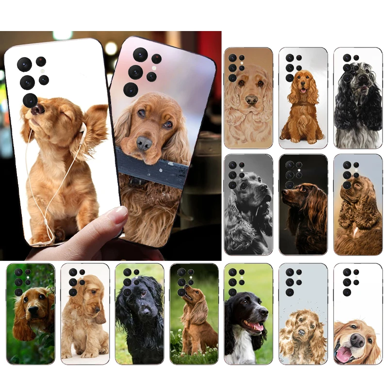 

Phone Case for Samsung Galaxy S23 S22 S21 S20 Ultra S20 S22 S21 S10 S9 Plus S10E S20FE Cocker Spaniel Dog
