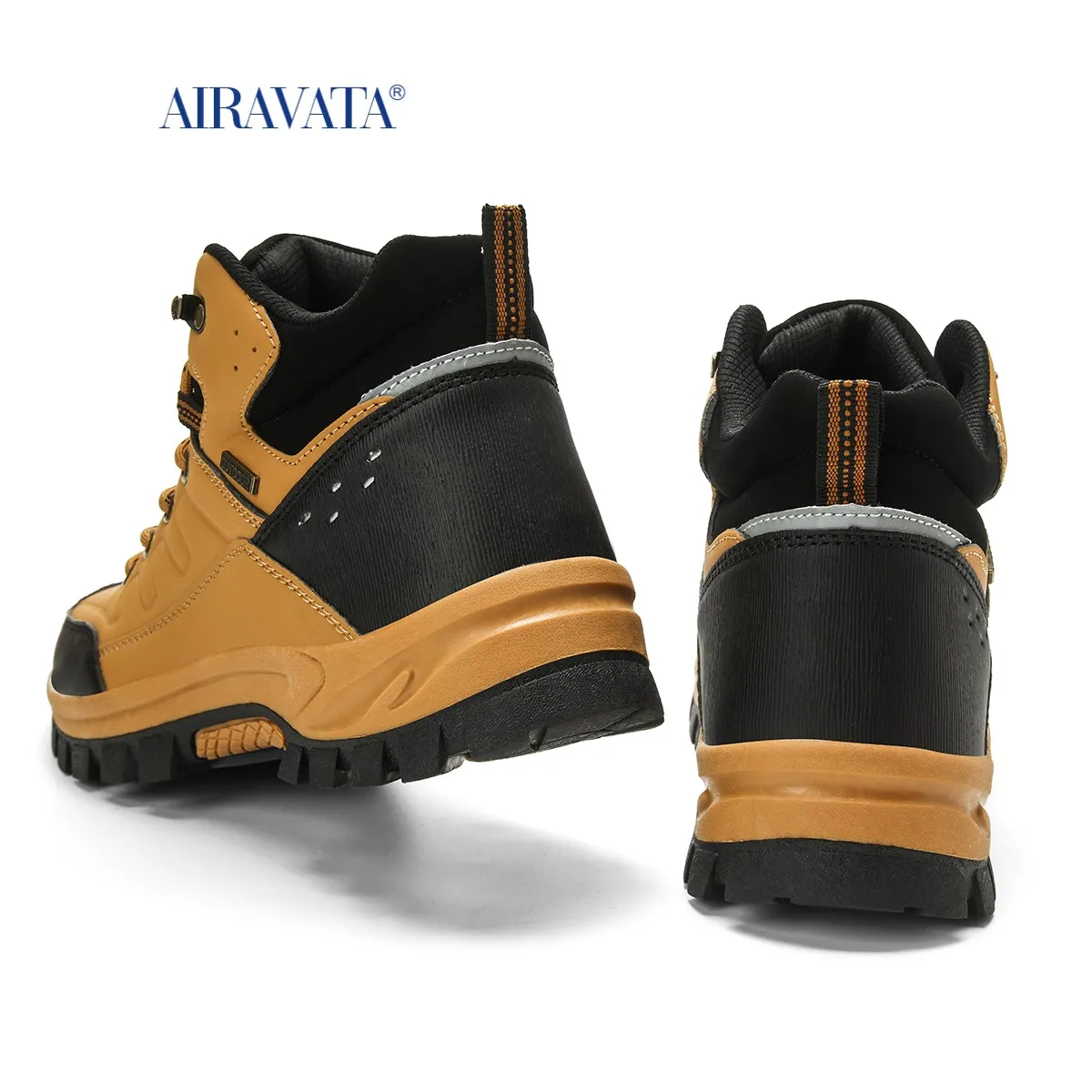 2022 Winter Snow Boots Warm Plush Men's Boots Outdoor Non-slip Hiking Boots Waterproof Men's Ankle Boots Walking Boots Size39-46