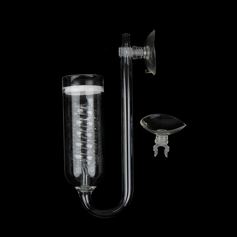 

CO2 Diffuser Aquarium Spiral Carbon Dioxide Atomizer Diffuser With Suction Cup