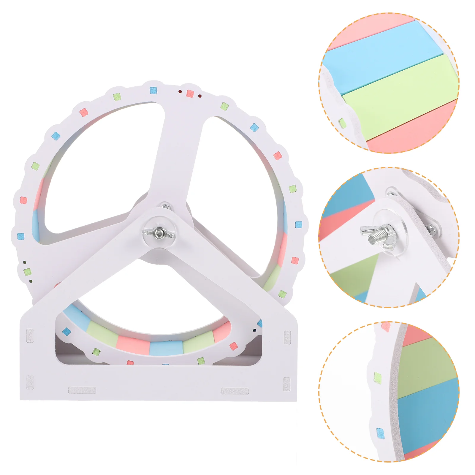 

Wheel Hamster Exercise Wheels Animal Running Saucer Silent Hedgehog Hamsters Guinea Chinchilla Gerbil Toy Flying Non Cage Large