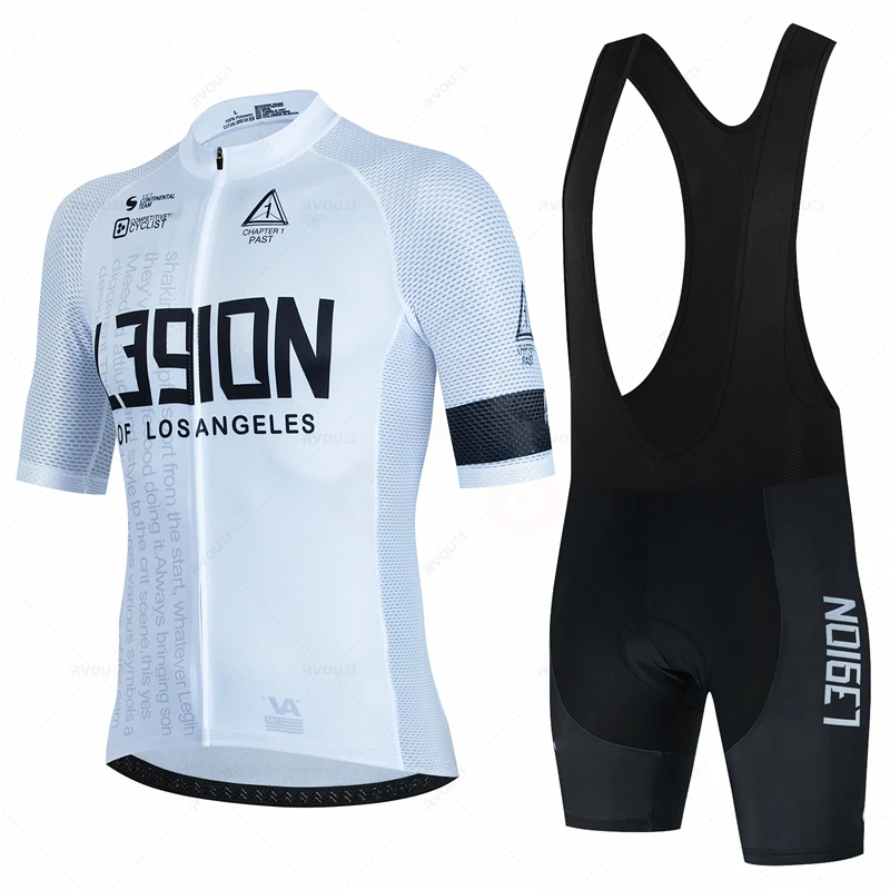 Дышащий комплект велосипедного трикотажа для мужчин с коротким рукавом одежда