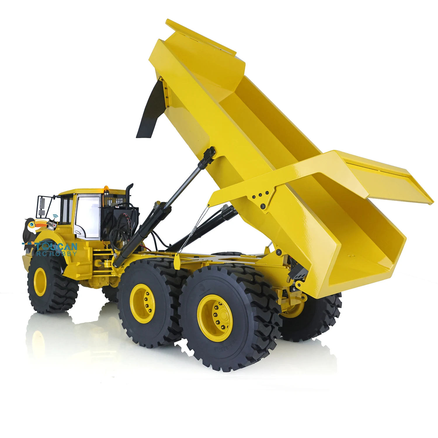 XDRC 1/14 6*6 в сборе RC гидравлический шарнирный самосвал металлический A40G