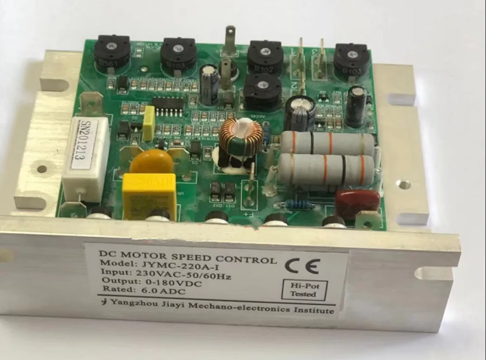DC Brush Motor Governor JYMC-220A-I 230VAC 6.0ADC Lathe Control Board