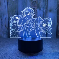 spy%c3%97family 3d night light series led touch remote control creative gift light bedroom light bedroom decoration anime night light