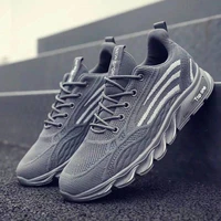 new spring sports shoes mens breathable casual running mesh shoes flying knitted shoes mens sports shoes