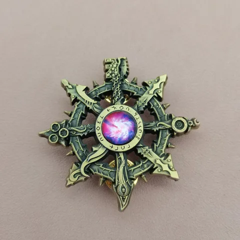 JOY TOY Warhammer 40000 Oko Хаоса Металлический Значок