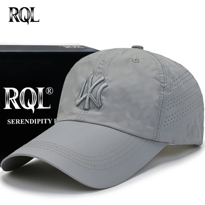 Summer Luxury Brand Hat for Men Baseball Cap Fashion Design Breathable Cotton Trucker Hat Hip Hop Sun Protection Longer Brim
