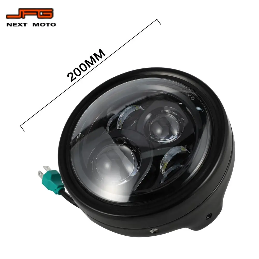 Универсальный Головной фонарь светодиодная фара для мотоцикла с кронштейном