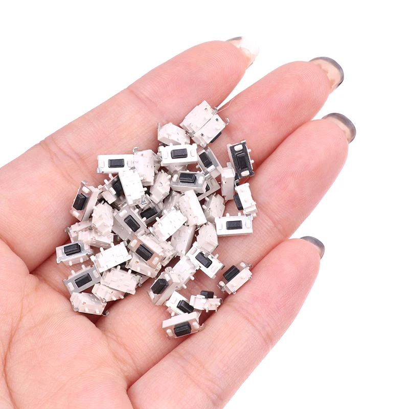 

G71Y High Quality 50pcs/lot 3X6X3.5MM 2PIN Tactile Tact Push Button Micro Switch G71 Momentary