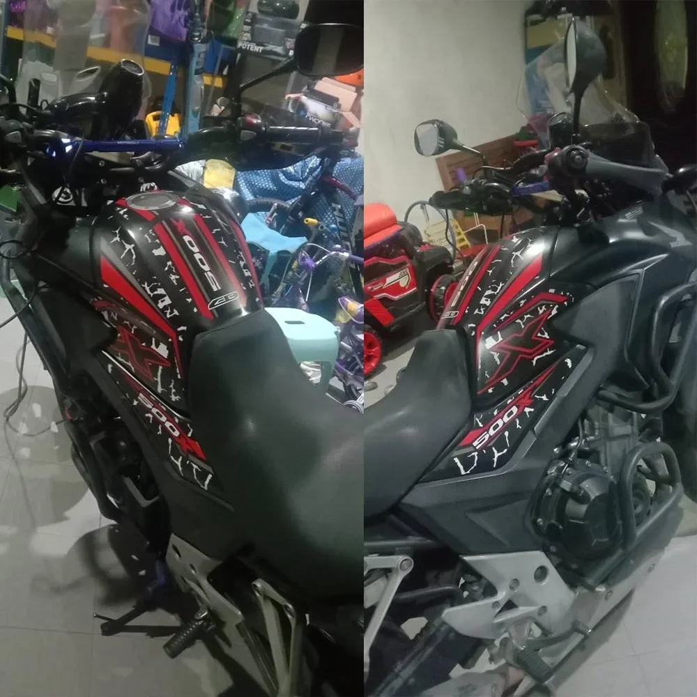 Наклейка на бак для Honda CB500X CB 500X защитный шлем Эмблема багажника обтекатель