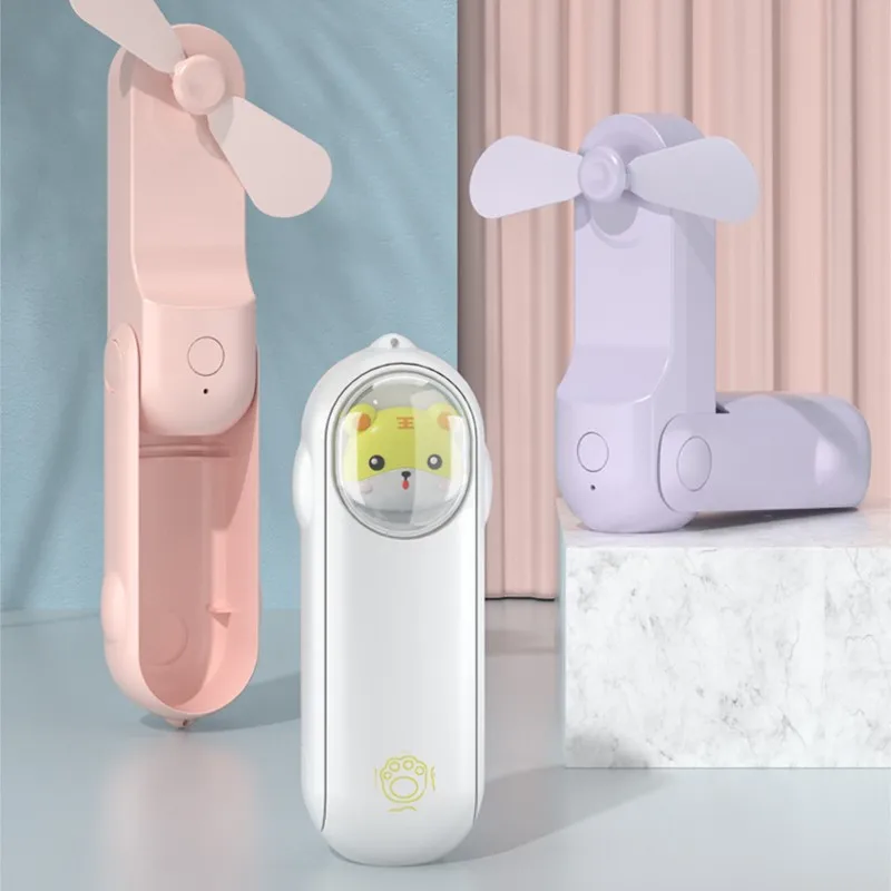 

Portable Fans Handheld USB Rechargeable Fan Desktop air Cooler Outdoor Fan Cooling Travel Hand Fans 1200MAH